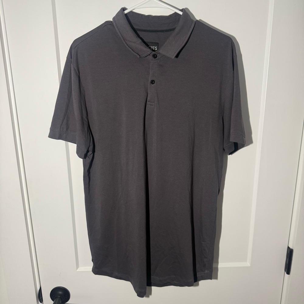 Cuts Clothing Performance Stretch Golf Polo. Casual, Preppy Button Shirt. XL